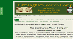 Desktop Screenshot of birminghamwatchcompany.co.uk