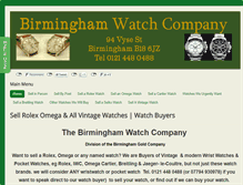 Tablet Screenshot of birminghamwatchcompany.co.uk